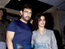 Aamir Khan, Sanya Malhotra and others snapped at the screening of Pataakha at PVR Juhu
