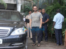Aamir Khan spotted at a spa in Bandra