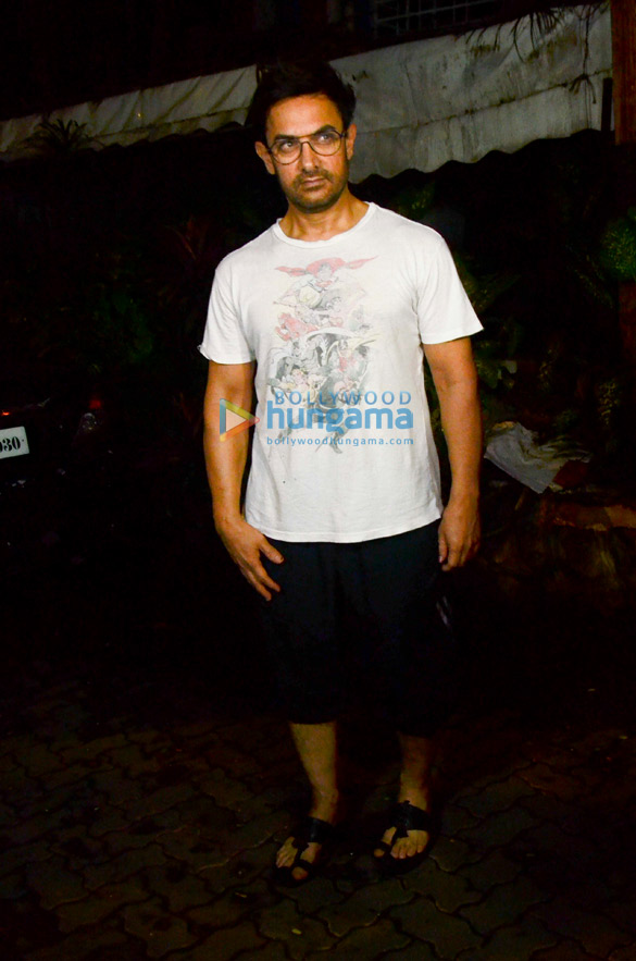 Aamir Khan spotted in Aura Thai body spa in Bandra