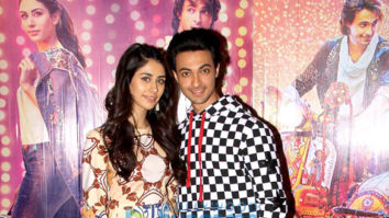Aayush Sharma and Warina Hussain snapped promoting their film Loveratri at Mehboob Studio