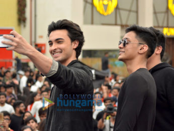Aayush Sharma snapped at Loveratri song launch