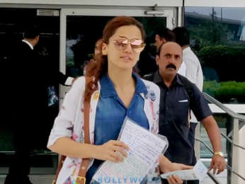 Abhishek Bachchan, Taapsee Pannu and Others snapped at the airport