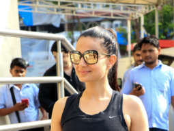 Ameesha Patel snapped in Juhu