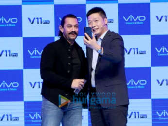 Aamir Khan snapped at VIVO 11 Pro launch