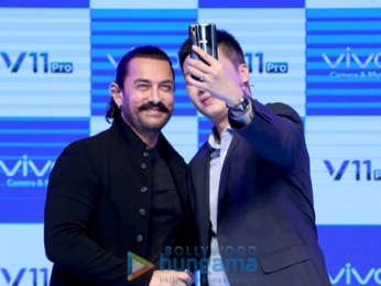 Aamir Khan snapped at VIVO 11 Pro launch