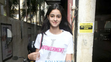 Ananya Pandey spotted at dance class in Juhu