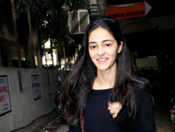 Ananya Pandey spotted at the gym in Andheri