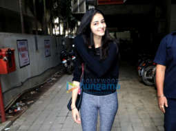Ananya Pandey spotted at the gym in Andheri