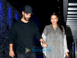 Angad Bedi and Neha Dhupia and spotted at Hakkasan in Bandra