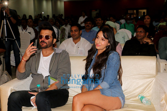 Anil Kapoor & Nora Fatehi snapped at NM College Festival