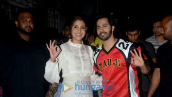 Anushka Sharma and Varun Dhawan snapped in Bandra