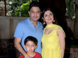 Bhushan Kumar and Divya Khosla Kumar snapped at Ganpati puja at T-Series office