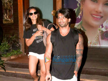 Bipasha Basu and Karan Singh Grover spotted outside a spa in Bandra