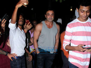 Bobby Deol spotted at Hakim's Aalim salon in Bandra