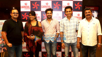 Cast of the Marathi film ‘Party’ snapped promoting their movie at the newly renovated Carnival Cinemas (Little World Mall, Kharghar)