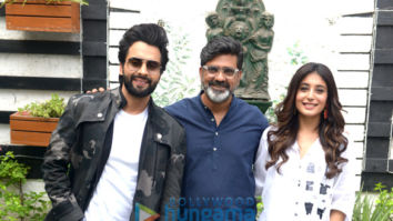 Cast of the film Mitron snapped at a photoshoot in Delhi