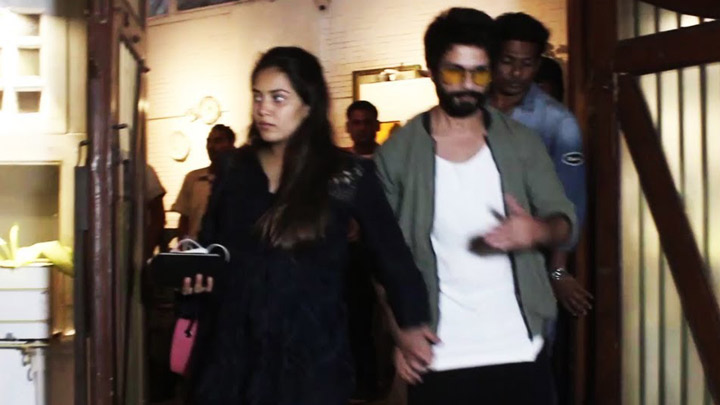 SPOTTED: Shahid Kapoor and Mira Rajput at The Fable Cafe in Juhu