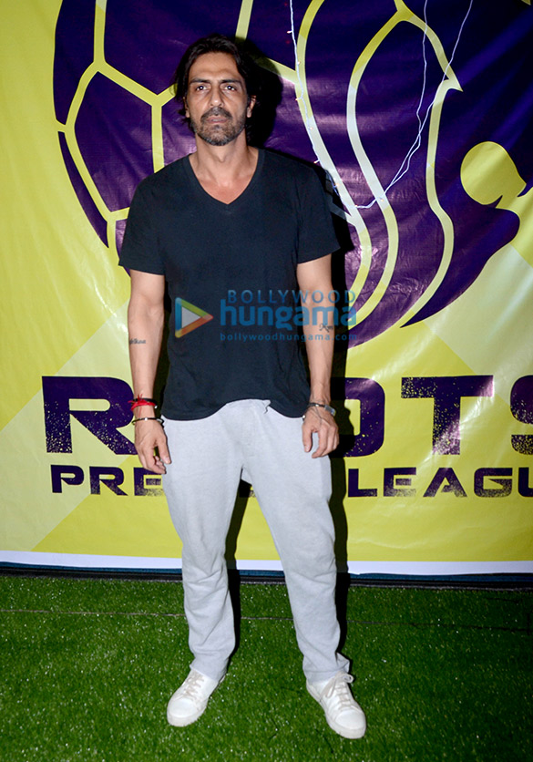 Celebs snapped attending the Roots Premier League