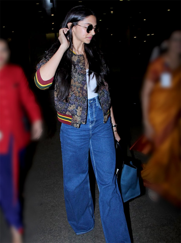 Deepika Padukone in Sandro Paris jacket over her basic look at the airport (3)