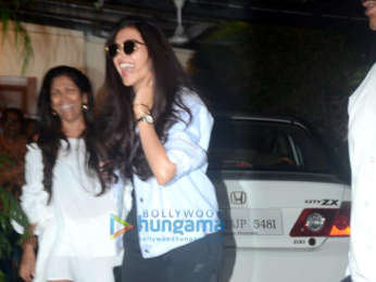 Deepika Padukone snapped at a salon in Bandra
