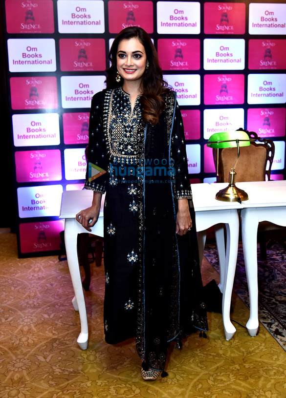 dia mirza graces the launch of the sound of silence book in delhi 5