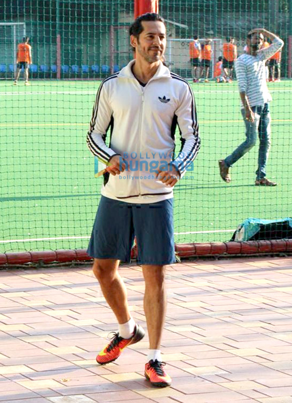 dino morea and ahan shetty snapped during a football match 3