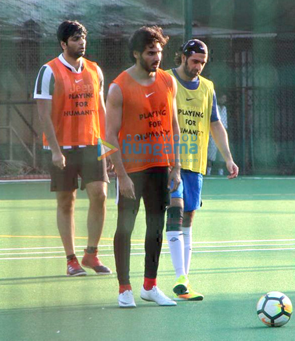 dino morea and ahan shetty snapped during a football match 4
