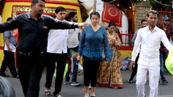 Ekta Kapoor snapped at Shani Temple in Juhu