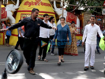 Ekta Kapoor snapped at Shani Temple in Juhu