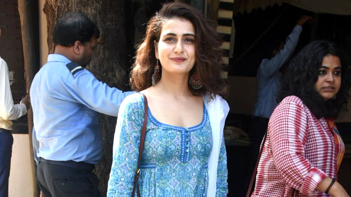 Fatima Sana Shaikh and Ashwiny Iyer Tiwari snapped at the Balaji office