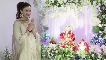 Ganesh Chaturthi celebrations at Daisy Shah’s house