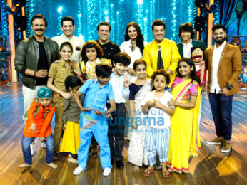 Govinda and Varun Sharma snapped promoting 'Fry Day' on the sets of India’s Best Dramebaaz