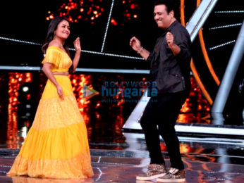 Govinda snapped promoting Fry Day on Indian Idol set