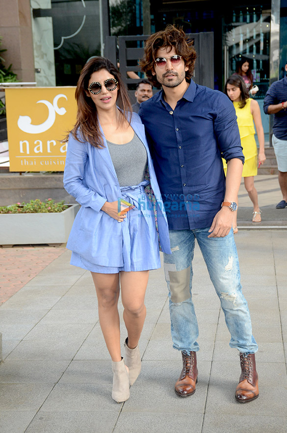 gurmeet choudhary and debina bonnerjee spotted at yauatcha 1