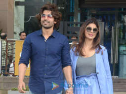 Gurmeet Choudhary and Debina Bonnerjee spotted at Yauatcha