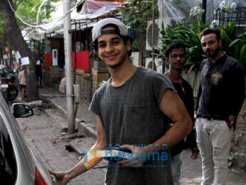 Ishaan Khatter snapped outside Kitchen Garden