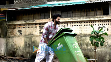 Jackky Bhagnani snapped in Bandra whilst shooting for a short film