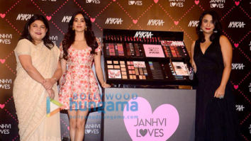 Janhvi Kapoor snapped at Nykaa launch event
