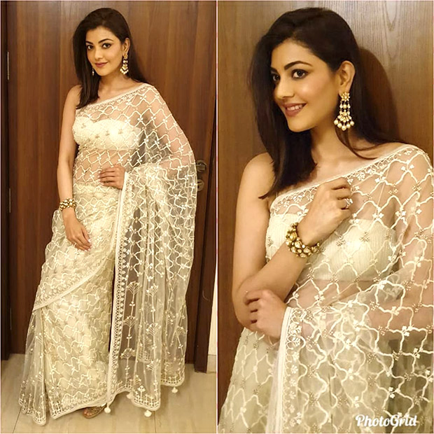 Kajal Aggarwal in Anita Dongre for an event (1)