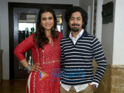 Kajol snapped during Helicopter Eela promotions