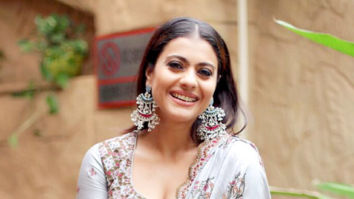 Kajol snapped during a photo shoot for designer Punit Balana
