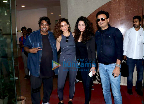 Kangana Ranaut and Ankita Lokhande spotted outside Ganesh Acharya’s studio Kangana Ranaut and Ankita Lokhande spotted outside Ganesh Acharya’s studio