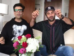 BFFs Karan Johar and Ranbir Kapoor attempt Varun Dhawan – Anushka Sharma’s Sui Dhaaga Challenge