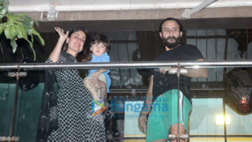 Kareena Kapoor Khan snapped greeting her fans on her birthday