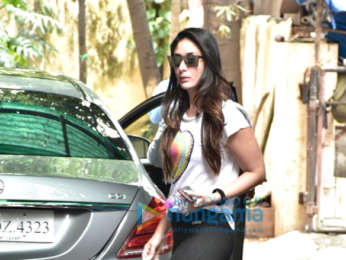Kareena Kapoor Khan spotted at the gym in Bandra