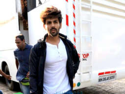 Kartik Aaryan snapped during brand shoot in Mumbai