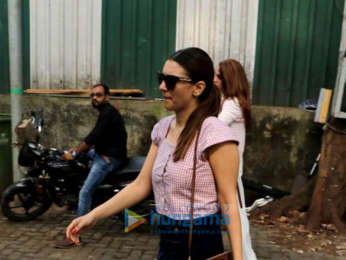 Khushi Kapoor and Hansika Motwani snapped in Juhu