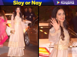 Slay or Nay: Kiara Advani in Manish Malhotra Couture for the Ambani Ganesh Chaturthi celebrations