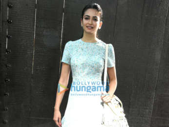 Kriti Kharbanda spotted at Saffron Media Pvt Ltd in Juhu