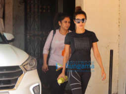 Malaika Arora and Sonakshi Sinha snapped after her gym session